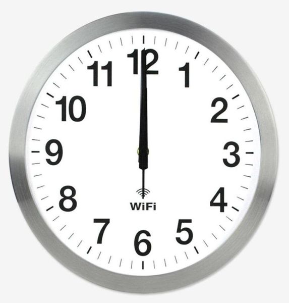 Relojes de pared Modern Minimalist Living Room Reloj CLABLE CASA 20 pulgadas Smart Wifi Syncronization Network Mute6689991