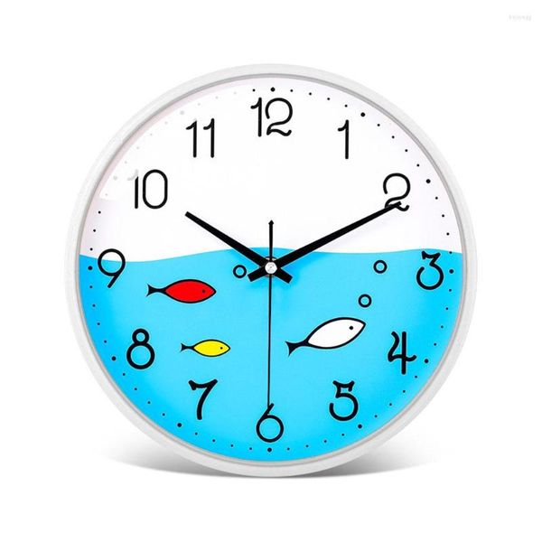 Horloges murales Style moderne Horloge étanche Salle de bain Ventouse Wallclock