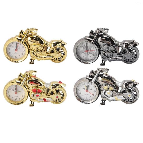 Relojes de pared Reloj despertador de motocicleta Plástico Ligero Práctico Regalo Simulación de sonido Vintage Para niños Oficina