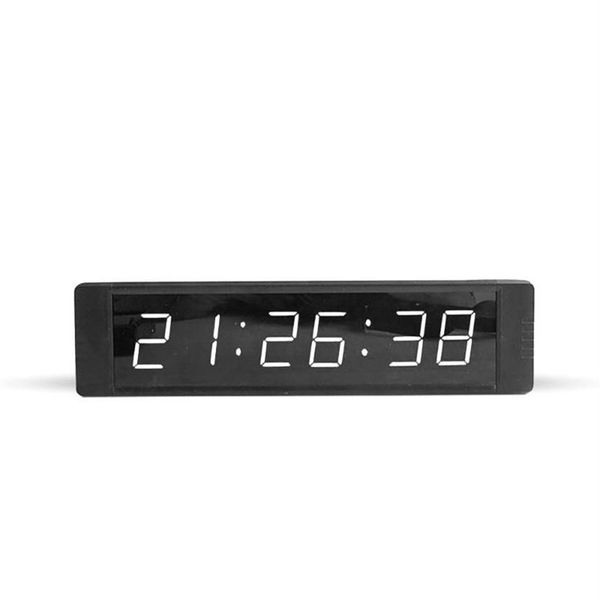 Relojes de pared Reloj LED digital multicolor Cronómetro grande Gimnasio Cuenta regresiva Temporización Escuela Fábrica Taller Watch265o