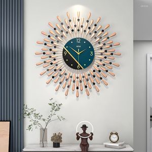 Horloges murales Nixie grande horloge moderne numérique nordique grande taille mécanisme esthétique Quartz Zegarki Cyfrowe chambre décor FXP