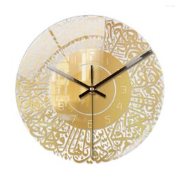 Horloges murales Non Ticking Horloge Muet Numérique Ménage Musulman Décor Acrylique Ramadan Décoration Bureau