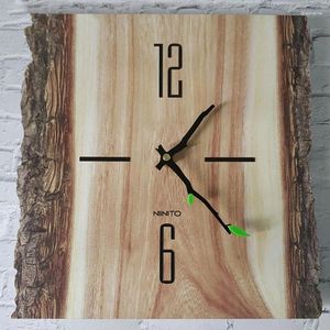 Horloges murales Horloge nordique pour le temps de grain d'arbre créatif Silencieux Non Ticking Chambre d'enfants Salon Cadeau Drop