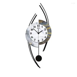 Wall Clocks Nordic Clock Pendulum Large Home Quartz Watch Art Poster Modern Horloge Acrylic Decoration