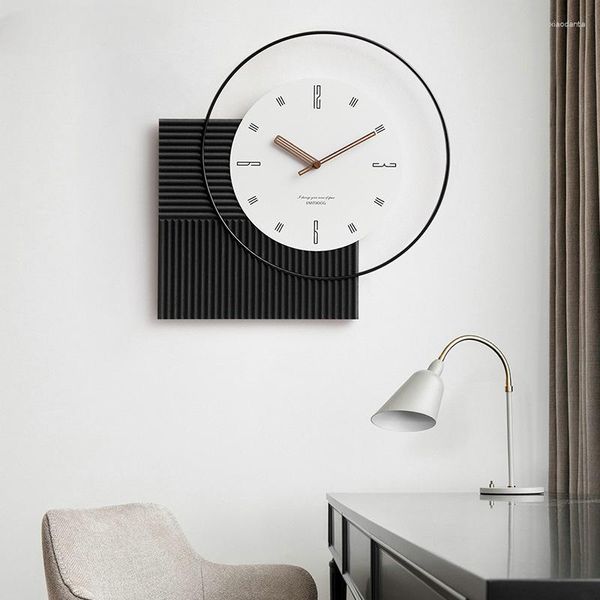 Horloges murales Design nordique horloge électronique Simple pointeur numérique grande maison salon Restaurant décor montre suspendue