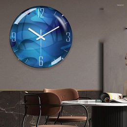 Relojes de pared Reloj digital nórdico Minimalista Grande Silencioso Habitación original Artículos para el hogar Arte Orologio Da Parete Decoración en vivo
