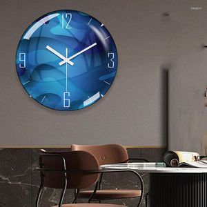 Wandklokken Noordse digitale horloge Minimalistische grote stille originele kamer Huisitems Art Orologio Da Parete Live Decor