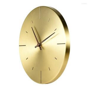 Wandklokken Noordse luxe gouden klok moderne stille woonkamer grote metalen creatief horloge industrieel decor horloge decor