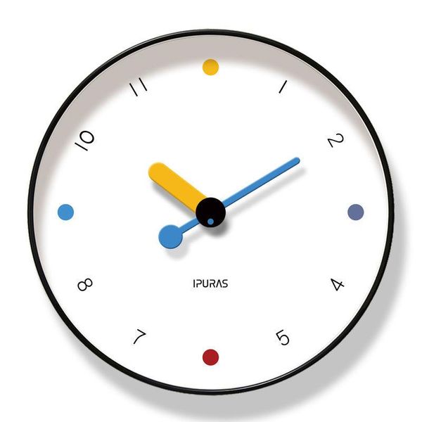 Horloges murales nordique Simple grande horloge muet salon cuisine décoration artiste maison moderne Quartz