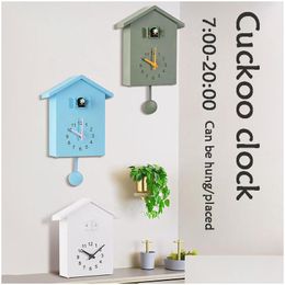 Wandklokken Noordse stijl koekoekklok 3 centimeter uit het raam op uur drop levering home tuin decor dh6kn