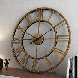 Horloges murales PCS Mode pour chambre jardin robuste cadeau aiguille décor à la maison suspendus ornement chiffres romains horloge murale