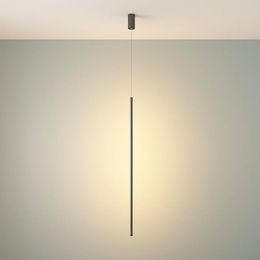 Lampes suspendues ligne minimaliste lampe suspendue pour salon chambre à coucher nordique décor à la maison luminaire noir loft lampe à main