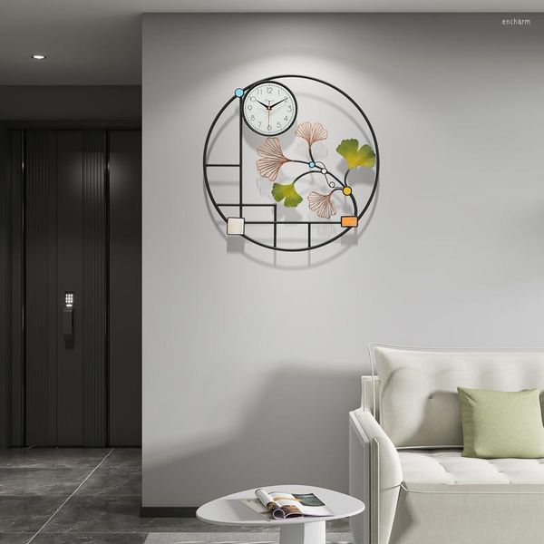 Horloges murales personnalisées Simple noir Funky horloge numérique Unique 3d rond luxe Reloj De Pared Design moderne WW50WC