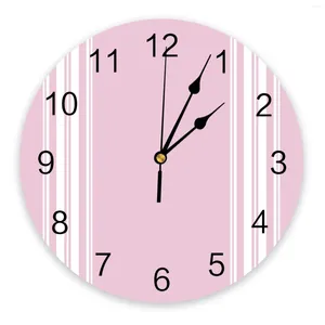 Relojes de pared rayas rosas reloj rústica rustichouse dormitorio gran comedor de cocina moderna