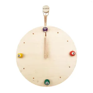 Horloges murales Pool Ball Clock Billard pour salle de bar