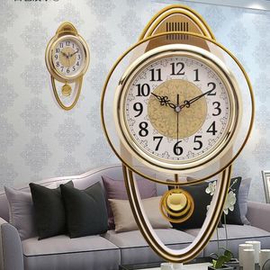 Wandklokken Kwarts Opknoping Groot formaat Nordic Stille Klassieke Retro Klok Vintage Elektronische Reloj Pared Home Decor