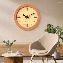 Wandklokken Rustig Schattig Leuk Klok Kinderen Klein Vintage Klassiek Kunst Oranje Stil Modern Reloj De Pared Para Sala Home Decor