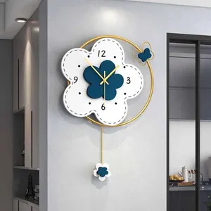 Wandklokken Rustig ontwerp Originaliteit Cartoon Mode Licht Luxe Europees minimalisme Reloj De Pared Woondecoratie