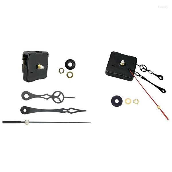 Relojes de pared R7RC, movimiento de reloj con manecillas, Kit de Motor de cuarzo silencioso, repuesto de piezas de reparación DIY, longitud Total del eje de 13mm