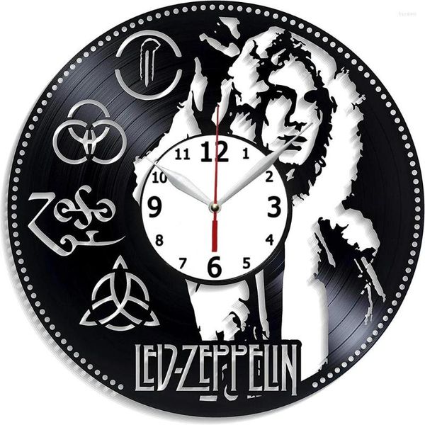 Horloges murales Record Clock Rock Band Design Gift For Men Home Decor Idea Music Lover Art