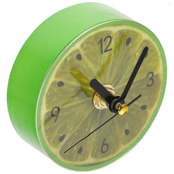 Horloges murales Réfrigérateur Magné de réfrigérateur Green Fruit en forme de réfrigérateur à la mode