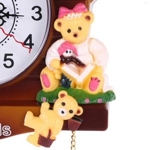 Horloges murales Retro Vintage Coucoo en bois Habbutulatif Scouving Living Clock Swing Timer Alarm Interiors Decoration Tools