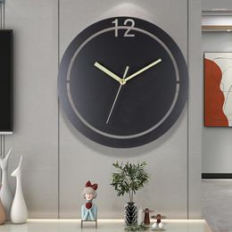 Horloges murales rétro horloge en bois mode créative décor à la maison silencieux salon décoration esthétique despertador