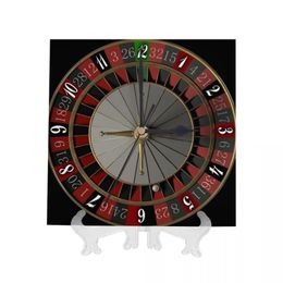 Wandklokken roulette horloges decor kamer klokontwerp gigantische digitale clockwall clockswall