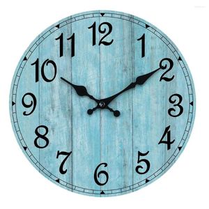 Horloges murales Horloge décorative ronde Style unique pour n'importe quelle pièce Chronométrage précis suspendu