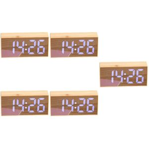 Horloges murales Ensembles de surface de miroir Réveil numérique LED ClockWall
