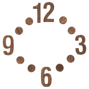 Wandklokken stille klok doe -het -zelf cijfers leveren hangende nummer houten nummers voor handen vervangende onderdelen