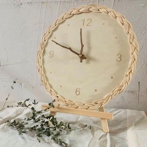 Horloges Murales Horloge Silencieuse Ronde Style Européen Délicat Grand Vintage