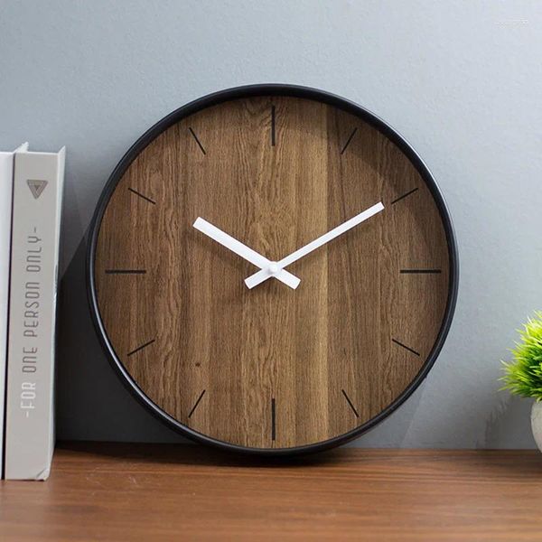Horloges murales Simple Creative Clock Bedroom Living Room Fashion Decororation esthétique Décor de Reloj de Pared
