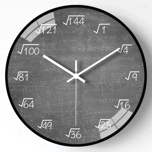 Relojes de pared Estilo simple Reloj creativo Personalidad Arte decorativo Moderno Cuenta alta 10 pulgadas 25 cm