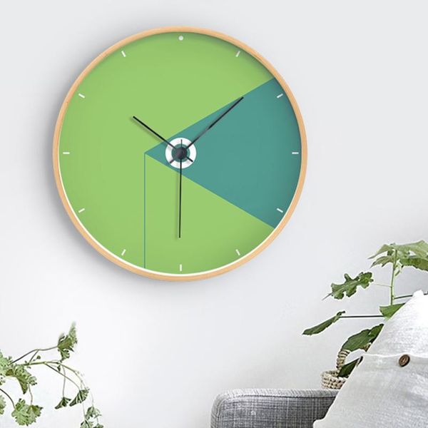 Horloges murales Style Simple multicolore combinaison horloge décoration de la maison salon café silencieux Art montre décor 12 pouces