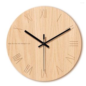 Wall Clocks Tempered Glass Clock Living Room Creative Artist With Three-dimensional Printing Digital Waterproof Home Decoration