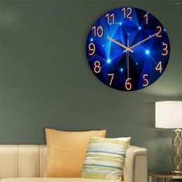 Wandklokken gehard glas geometrische klok kwarts stil horloge home decoratie creatieve woonkamer relojes