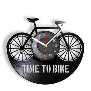 Horloges murales Temps de vélo d'inspiration Inspiration Citation de la maison Horaire Montroi de montagne horloge de vélo de vélo