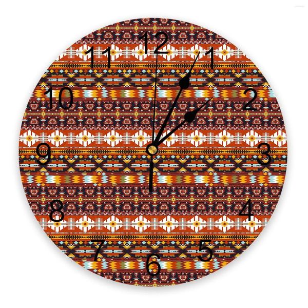 Horloges murales Totem Triangle Horloge Design Moderne Salon Décoration Cuisine Silencieux Décor À La Maison