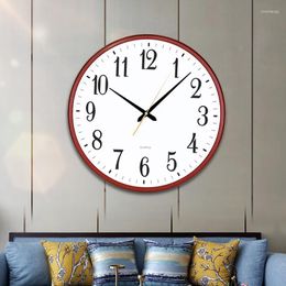 Wandklokken Unisex Mechanisme Stille Klok Nordic Quartz Art Arabische Cijfers Horloge Keuken Elegante Slaapkamer Batterij Horloge Home Design