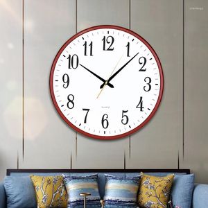 Horloges Murales Mécanisme Unisexe Horloge Silencieuse Art Quartz Nordique Chiffres Arabes Montre Cuisine Chambre Élégante Batterie Horloge Home Design