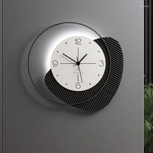 Relojes de pared Mecanismo minimalista inusual de relojes creativos para el diseño del hogar RELOJES MURALE NU