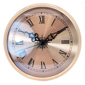 Horloges murales Vintage Bell Men's Desk Top Decor Numerals Arabe Clock Plastic Decorative Quartz