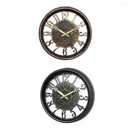 Horloges murales Vintage horloge muet mouvement salon chambre luxe maison bureau décor haute précision silencieux balayage montre