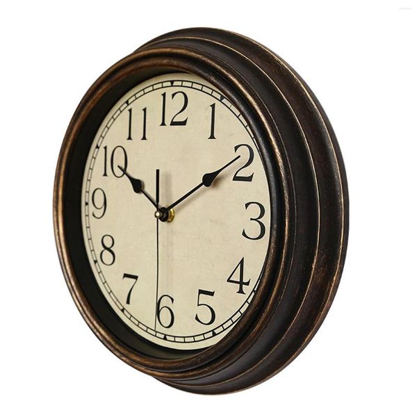 Horloges murales Vintage Style européen horloge montée sans tic-tac silencieux suspendu pour la nécessité de décoration de la maison