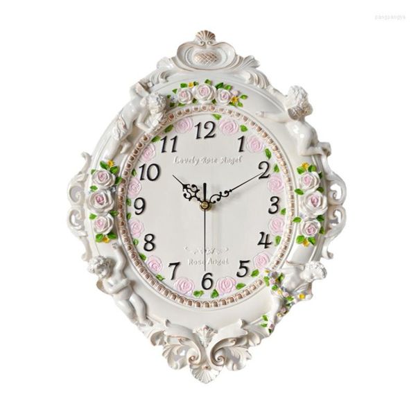 Horloges murales Vintage grande horloge Design moderne luxe résine silencieux montres 3d décor à la maison salon décoration cadeau