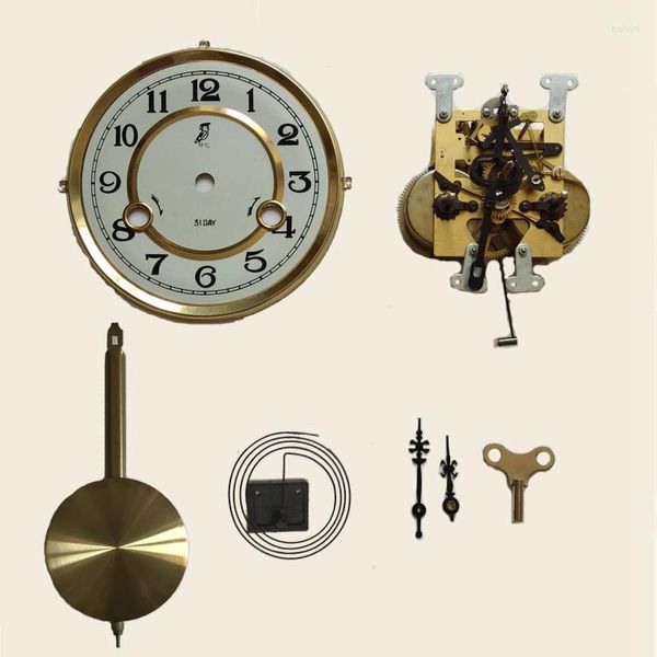 Horloges murales Accessoires d'horloge mécanique vintage Swing rétro DIY Pièces de réparation assemblées à la main