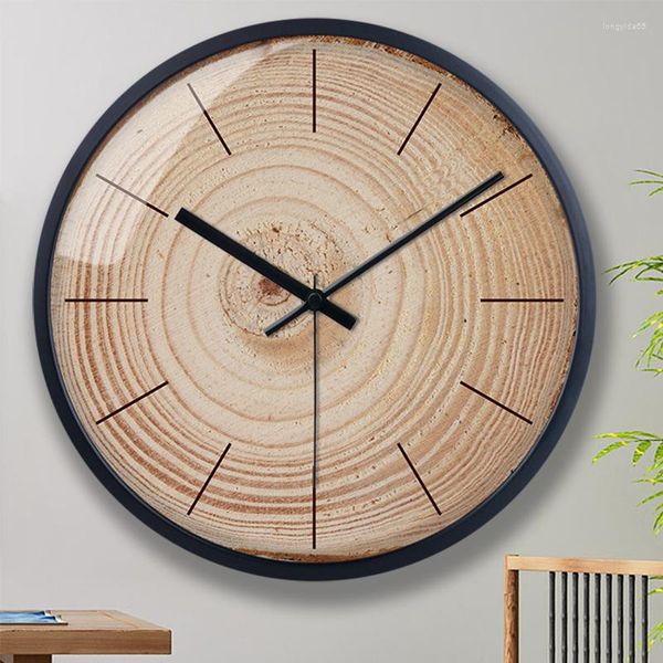 Horloges murales Style Vintage Horloge nordique minimaliste ronde industrielle grand métal classique Reloj Pared Decorativo décor à la maison de luxe