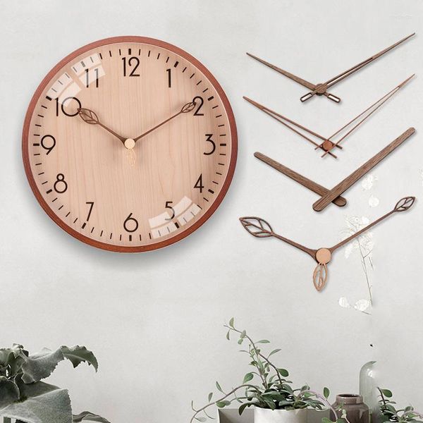 Horloges murales Vintage pointeurs en bois horloge créative mains aiguilles accessoires de remplacement bois outil de réparation pièces kit décoration de la maison