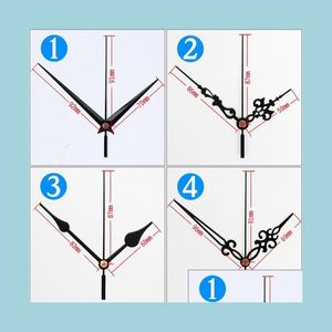 Horloges Murales Horloges Murales 100 Ensembles Silent Sun 12888 Mécanisme De Mouvement D'horloge Arbre De 18 Mm Avec Variété De Styles Mains Remplacement De Bricolage P Dhbge